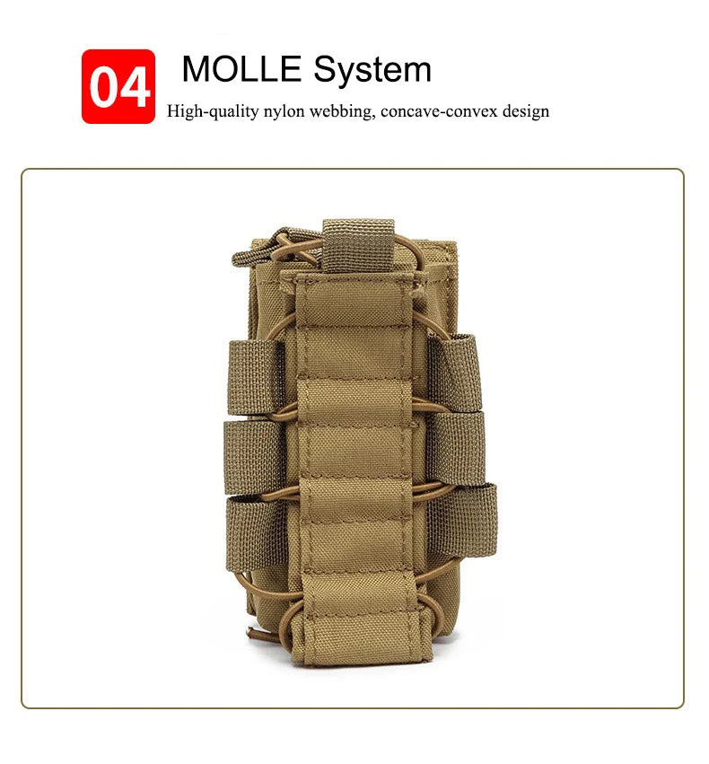 Military Tactical Vest Chest Rig with Adjustable Straps & Large Capacity Pouch for Outdoor Adventure & Tactical Missions exovai.com