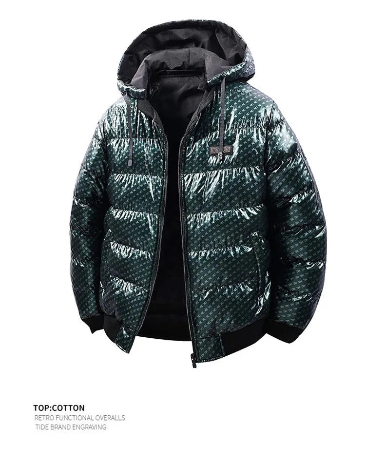 Thickened Warm Men Cotton Parkas Fashion Casual Style Roupas Masculinas Comfortable Wind-Resistant Clothing Quality Zipper Coat exovai.com