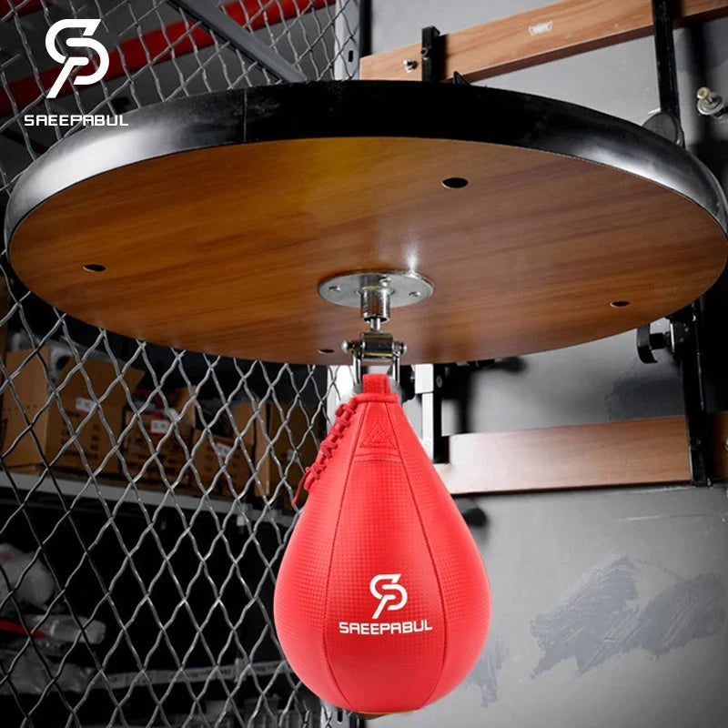 Free Shipping Boxing Speed Ball Set Fitness Boxing Pear Speed Ball Reflex Inflate Punching Speed Bag Training Ball Accessory exovai.com