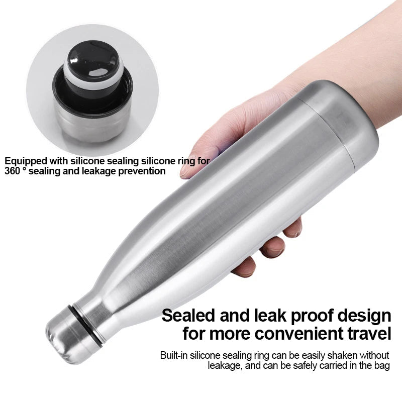 HEE RAK 750ml Secret Hidden Steel Water Bottle Compartment Stash Spot Can Hidding Storage for Cards Keys Cash Safe Money Box exovai.com