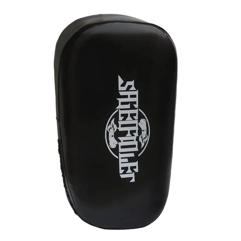 PU Leather Kickboxing Target Professional Curved Boxing Muay Thai Hand Target Arts Taekwondo Karate Training Punching Pads exovai.com