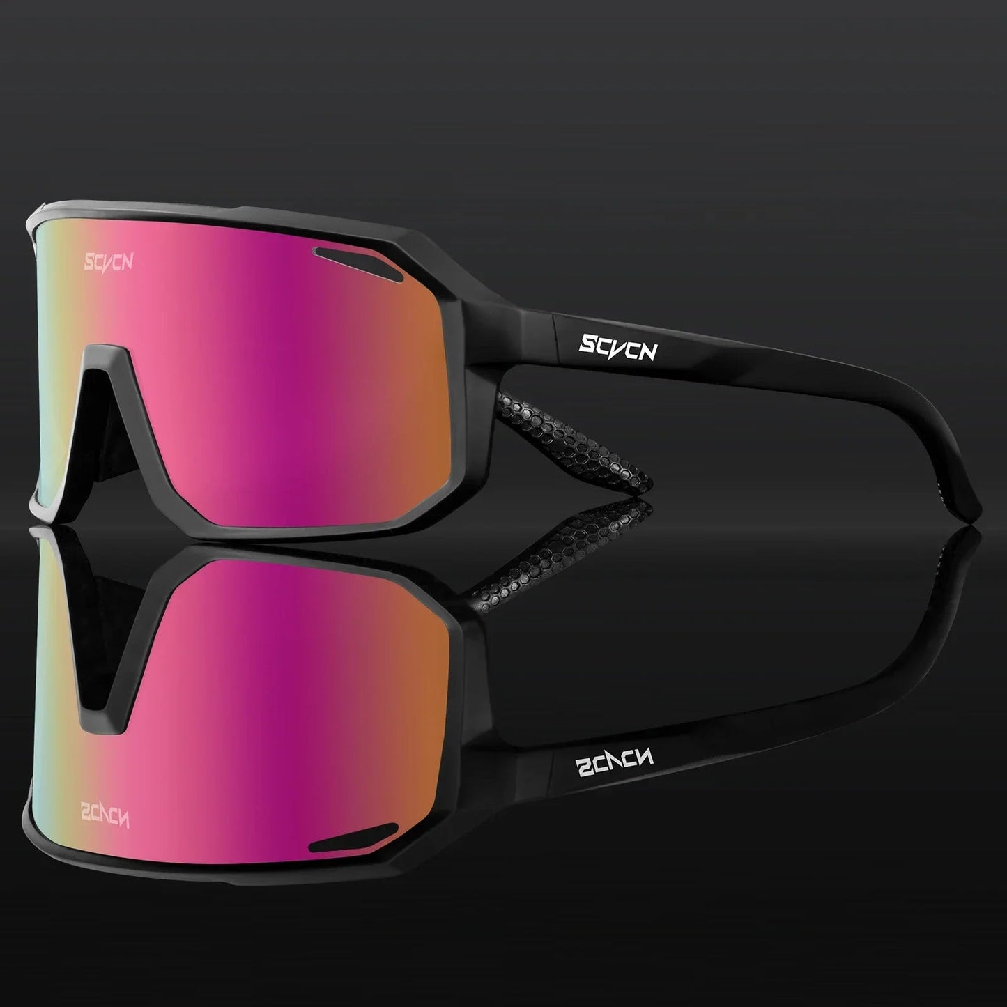 SCVCN Cycling Glasses Bike Mountain Bicycle Hiking Camping Golf UV400 Sunglasses Sport Protection Glasses for Men Women Baseball exovai.com
