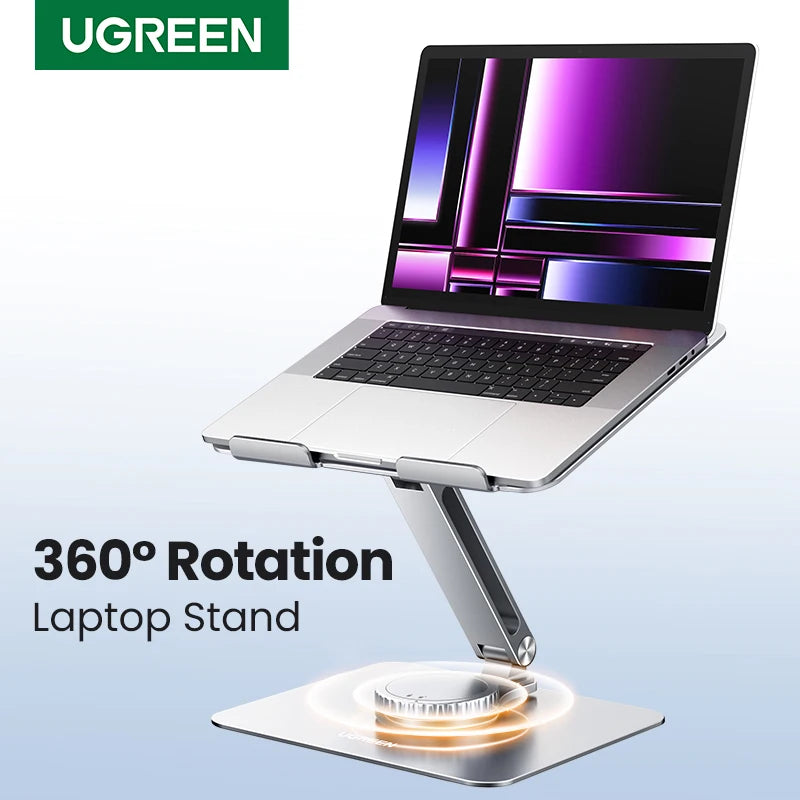 UGREEN Laptop Stand For Macbook Air Pro Laptop Support Macbook Pro Aluminum Vertical Notebook Stand Tablet Stand Laptop Holder exovai.com