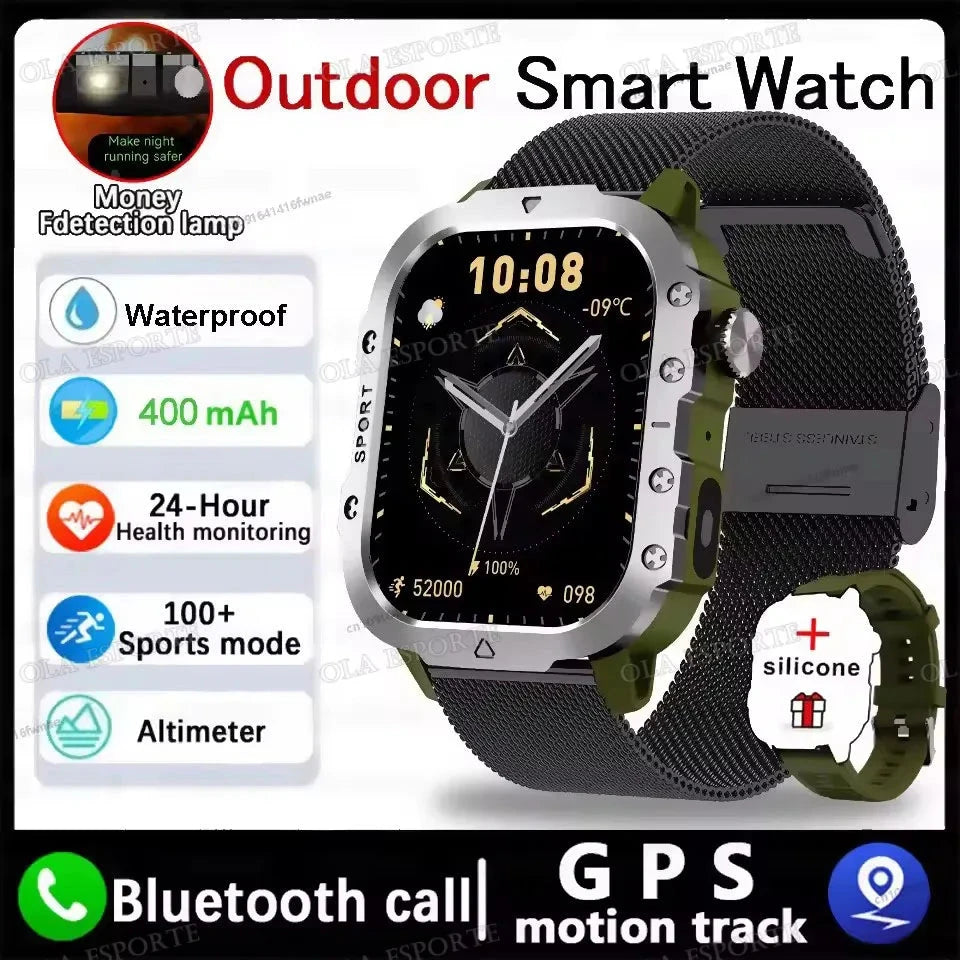 2025 New LED Men's Smartwatch Bluetooth Talking Smartwatch Multi Sport Mode Health Monitor Outdoor Sport Smart Watch For Android exovai.com