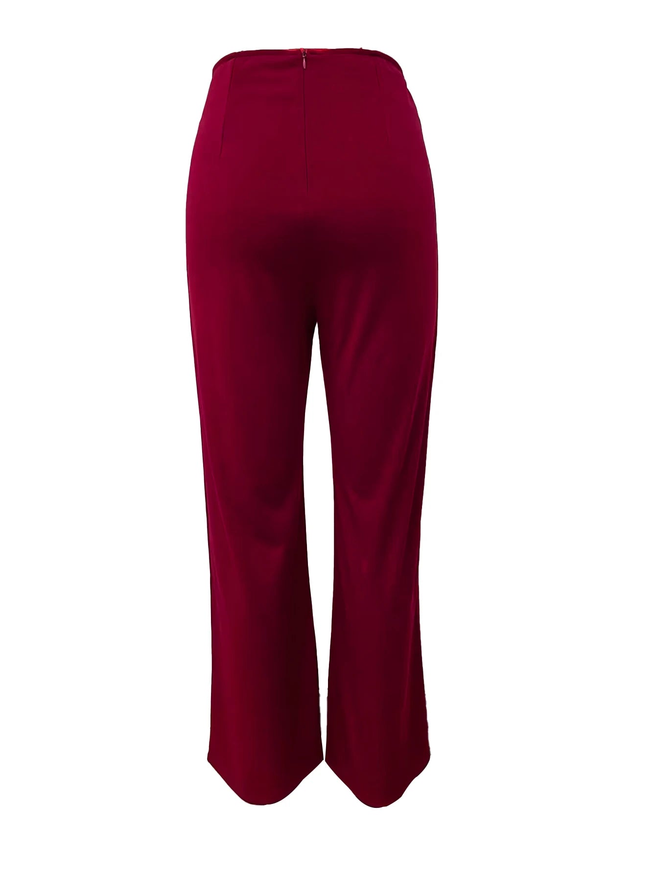 1796Europe and the United States women's fashion buttons decorated street simple trend everything with wide-leg pants exovai.com