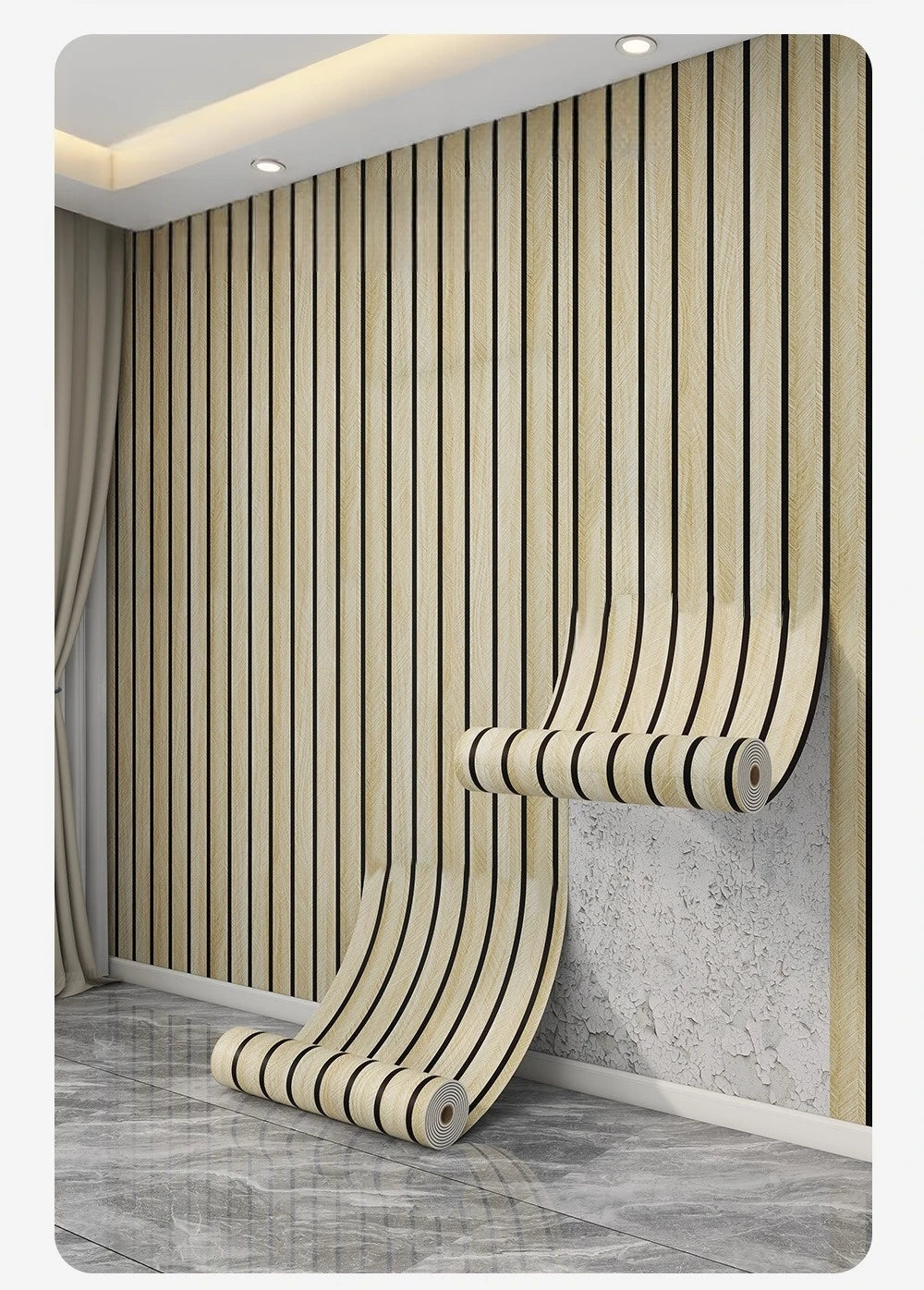 3/5/10M Thick Imitation Grille Wall Stickers Background Wall Decoration Self Adhesive Wall Papers Foam Peel and Stick Wallpapers exovai.com