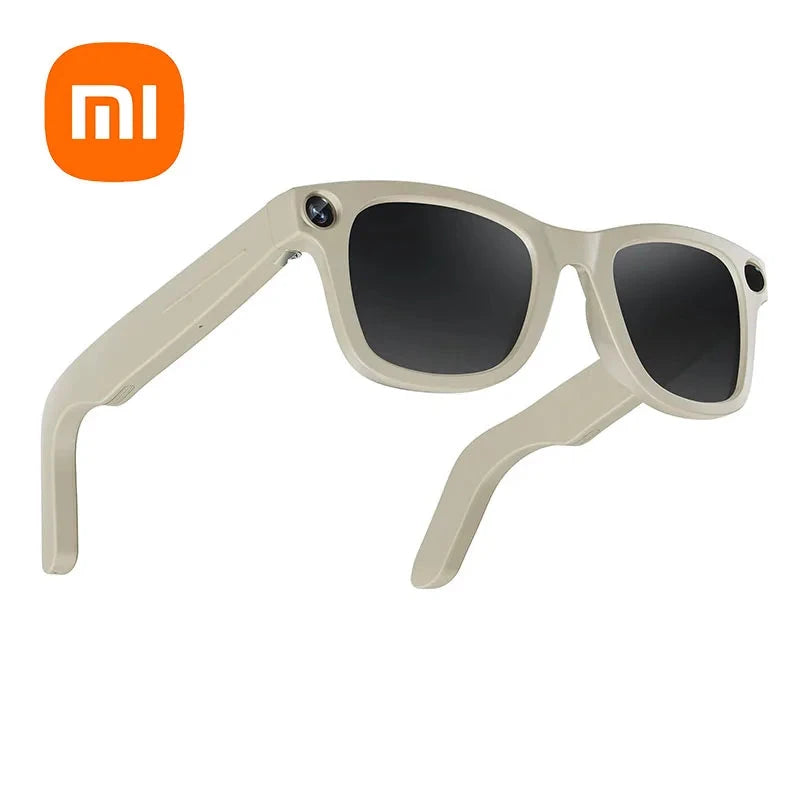Xiaomi 4k Smart AI Bluetooth Glasses HD 800W pixel Shooting Waterproof Camera Photo Video Voice Call Translation Smart Glasses exovai.com