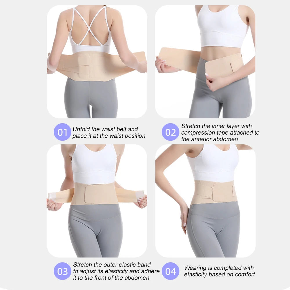 Adjustable Ultra Thin Back Lumbar Support Belt Medical Waist Orthopedic Brace Spine Relaxed Decompression Anti-skid Breathable exovai.com