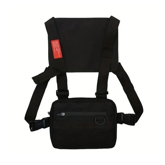 Chest Bag Vest Bag Phone Pouch Bag Oxford Cloth Tactical Belt Bag Fanny Streetwear Waist Bag exovai.com