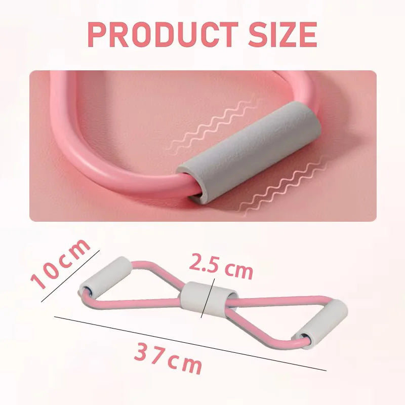 Yoga Resistance Bands Elastic Band Sports Exercise Puller 8-shaped Chest Expander for Body Building Home Gym Fitness Equipment exovai.com