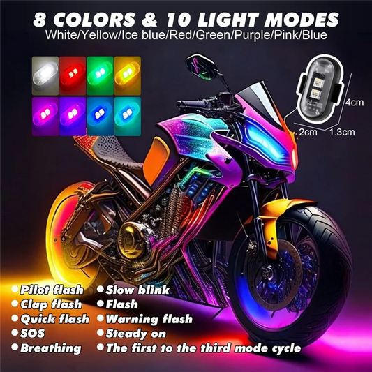 CJSD-Wireless Rock Lights Fortrucks Car Led Lights Interior Wireless Wireless Led Lights exovai.com