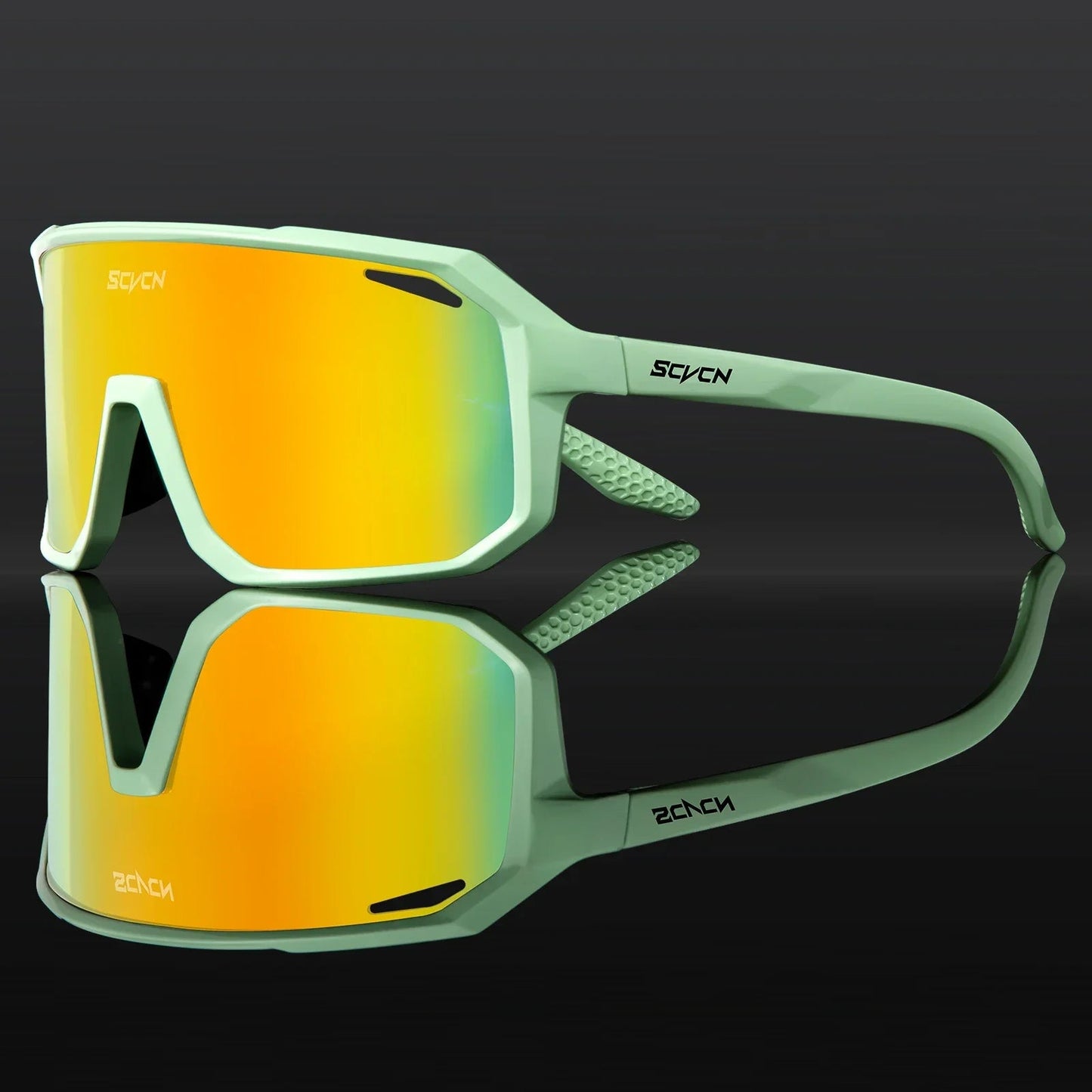 SCVCN Cycling Glasses Bike Mountain Bicycle Hiking Camping Golf UV400 Sunglasses Sport Protection Glasses for Men Women Baseball exovai.com