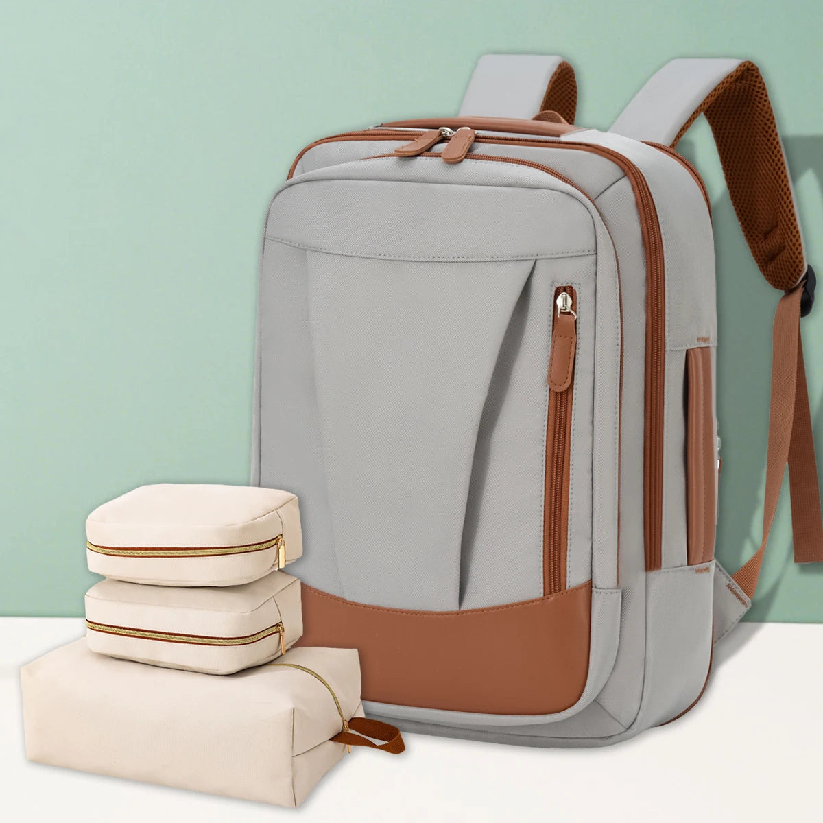 Backpack for Women 2025 New Simple Business Computer Backpack Outdoor Large Capacity Travel Bag Student School Bag for Boys exovai.com