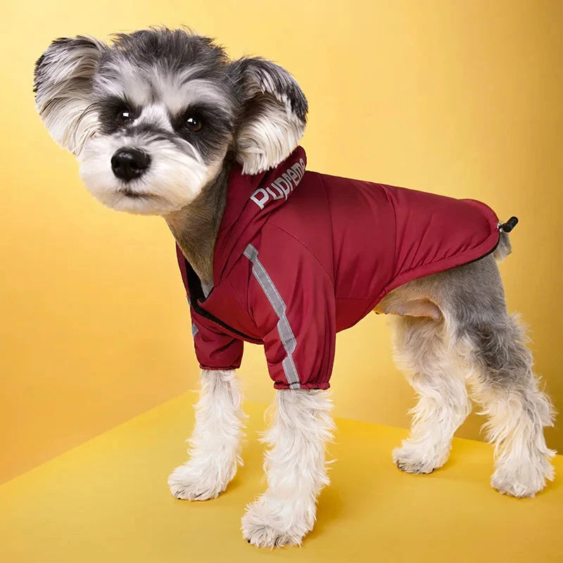 Waterproof Dogs Clothes Reflective Pet Coat For Small Medium Dogs Winter Warm Fleece Dog Jackets Puppy Raincoat Chihuahua Outfit exovai.com