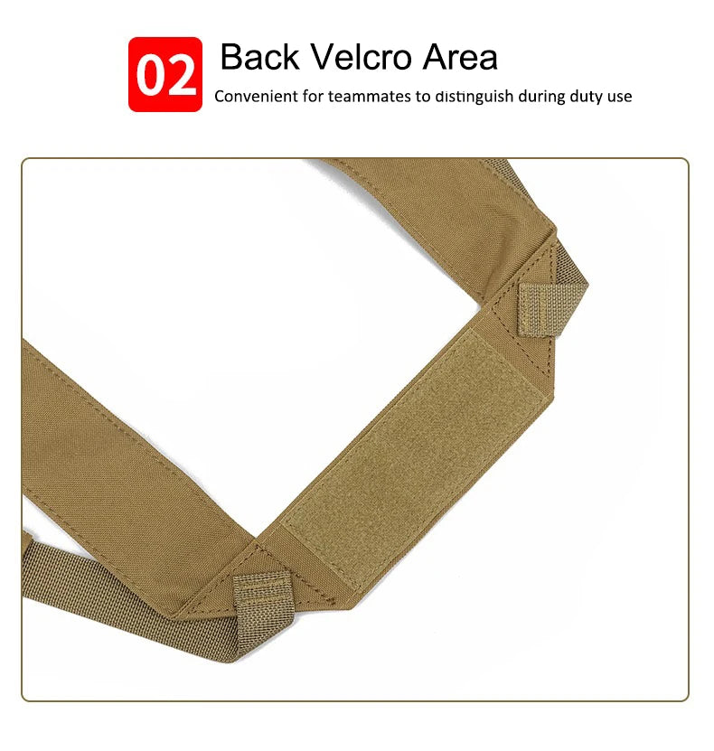 Military Tactical Vest Chest Rig with Adjustable Straps & Large Capacity Pouch for Outdoor Adventure & Tactical Missions exovai.com