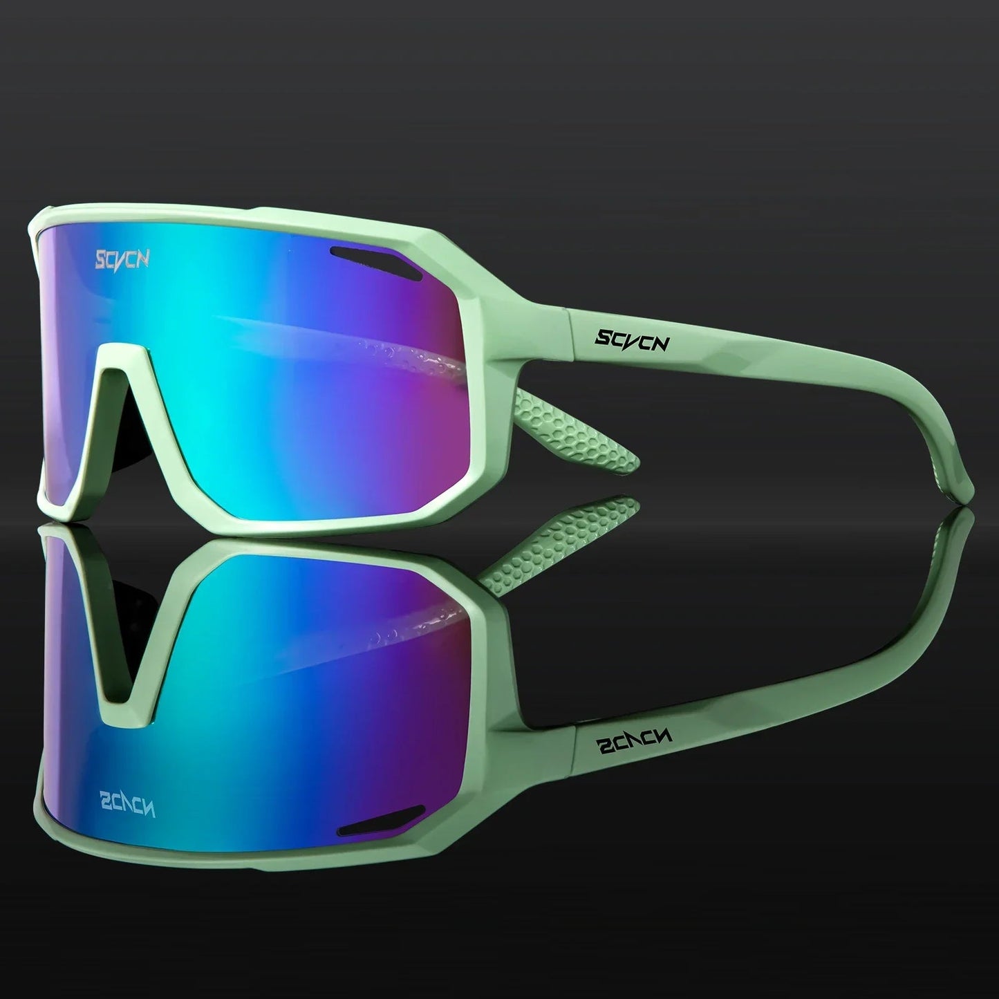 SCVCN Cycling Glasses Bike Mountain Bicycle Hiking Camping Golf UV400 Sunglasses Sport Protection Glasses for Men Women Baseball exovai.com