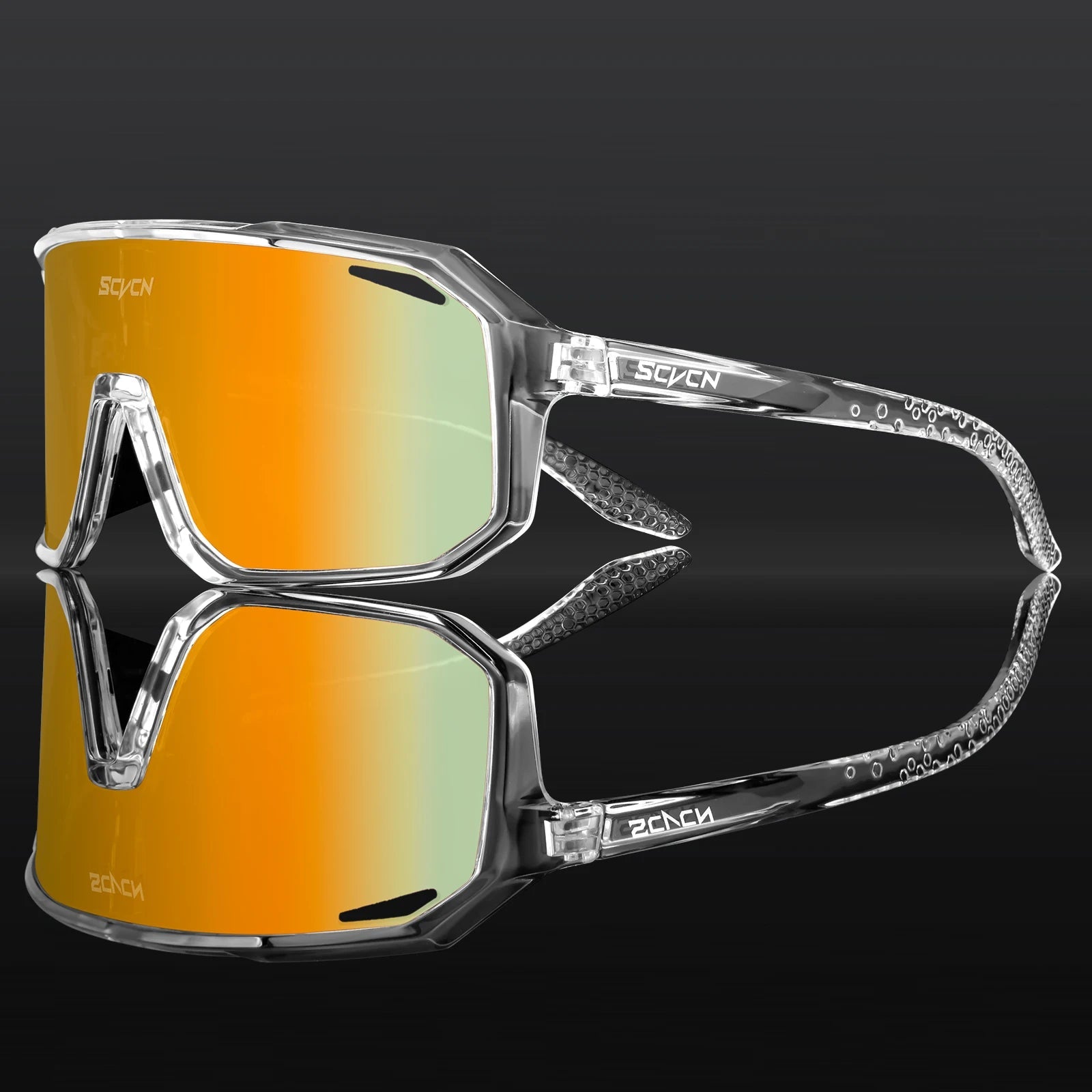 SCVCN Cycling Glasses Bike Mountain Bicycle Hiking Camping Golf UV400 Sunglasses Sport Protection Glasses for Men Women Baseball exovai.com