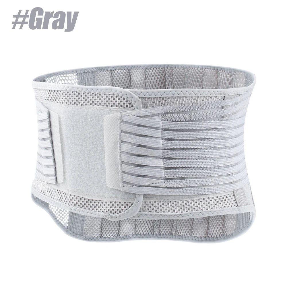 1Pc Back Brace Breathable Lower Back Support Belt Pain Relief with 4 Stays for Heavy Lifting Herniated Disc, Sciatica, Scoliosis exovai.com