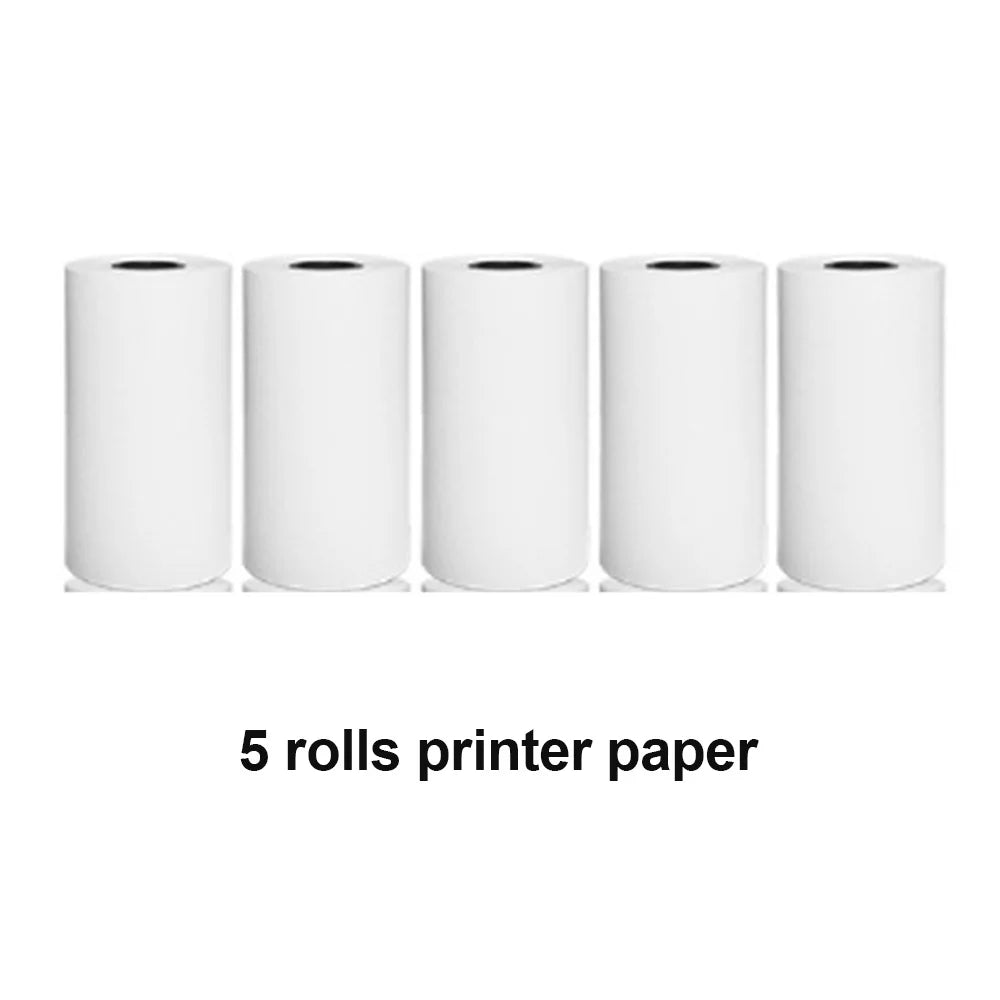 Mini Printer Portable Bluetooth Wireless Smart Label Thermal Portable Printers Stickers Paper Wireless Printers Children Gifts exovai.com