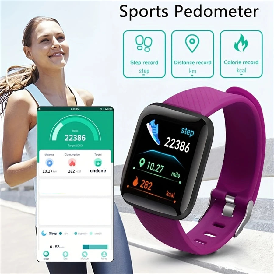 Smart Watch For Men Women Wristwatch Bluetooth Connect Phone Music Player Fitness Sport Bracelet Health Monitor Digital Watches exovai.com