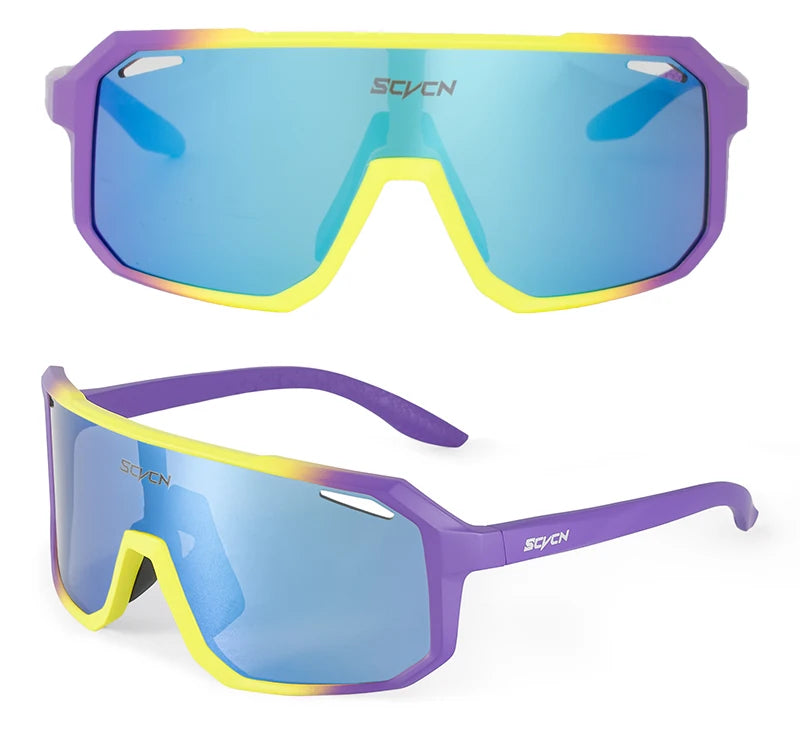 SCVCN Cycling Glasses Bike Mountain Bicycle Hiking Camping Golf UV400 Sunglasses Sport Protection Glasses for Men Women Baseball exovai.com