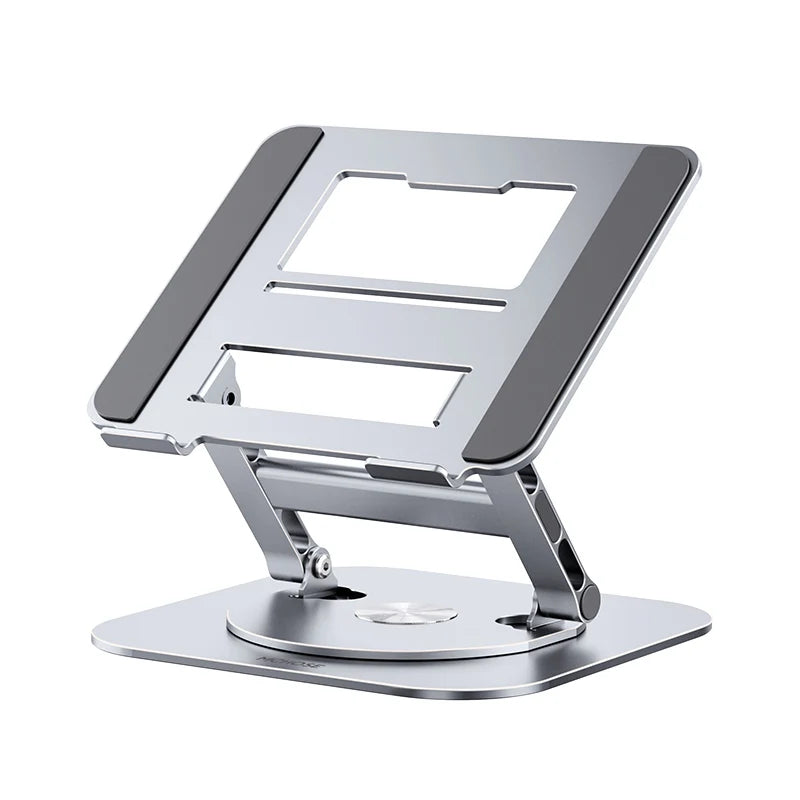 Laptop Stand 360° Rotatable Notebook Holder Liftable Desk Riser Stand Aluminum Alloy Stand Compatible With 9.7-17.3 Inch Laptops exovai.com