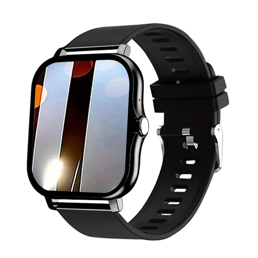 Smart watch for android phone.1.44 inch color screen full touch bluetooth call smart watch magnetic charging exovai.com