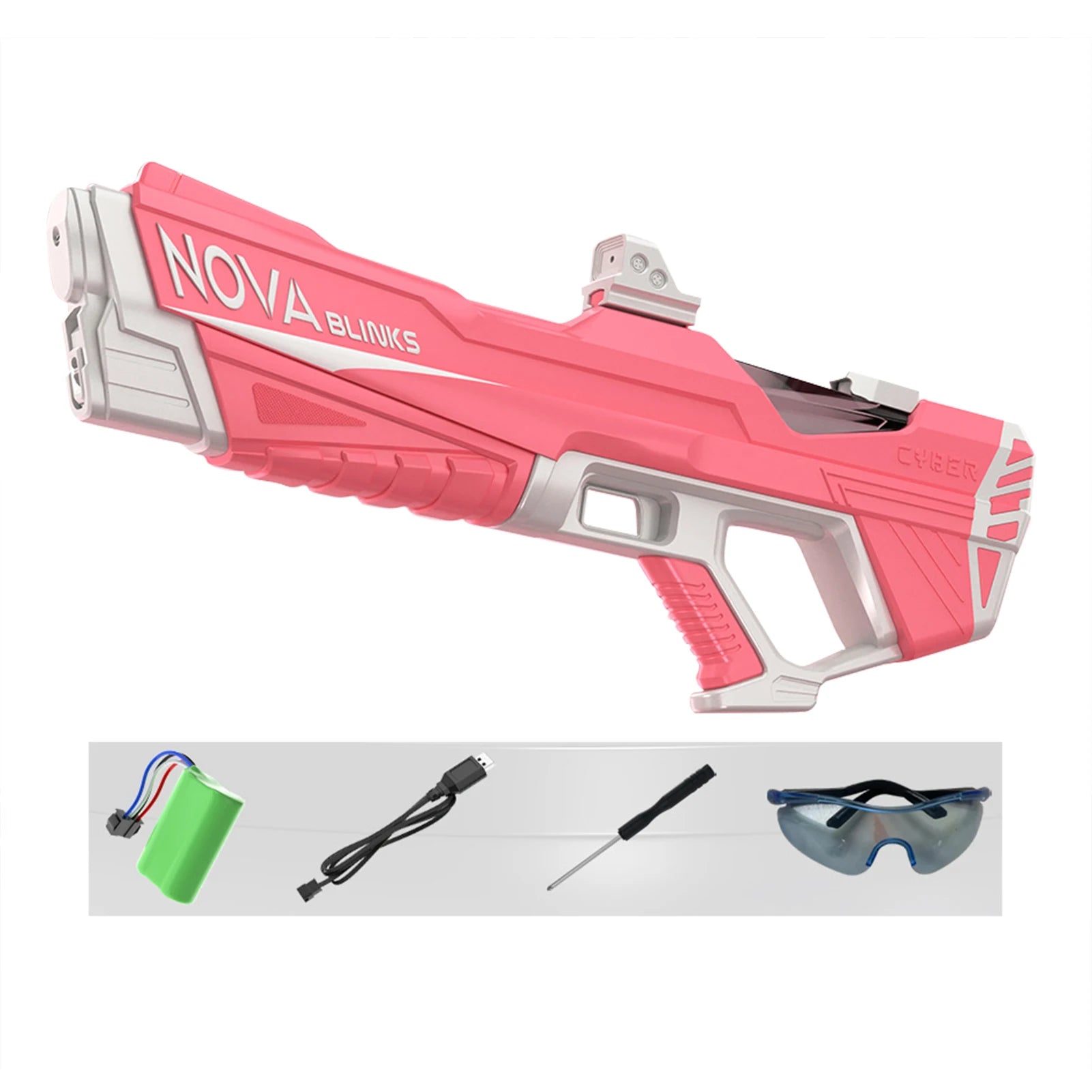 Automatic Electric Water Gun Auto Suction Water Guns for Adult Kids Battery Powered Squirt Blaster Summer Pool Beach Outdoor Toy exovai.com