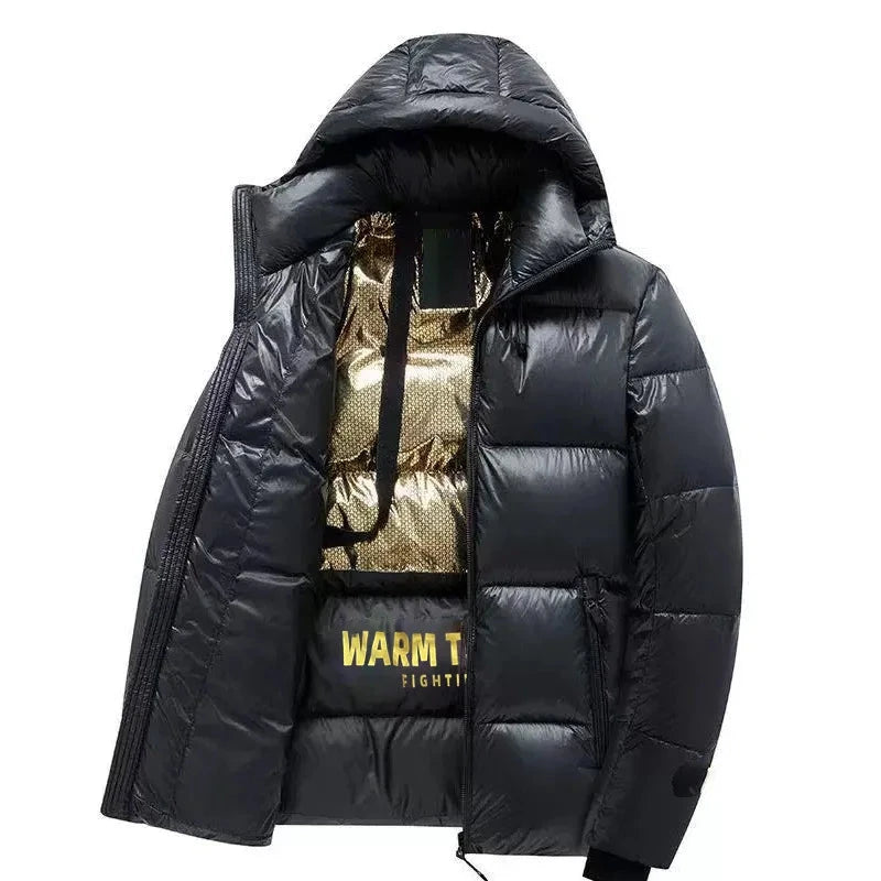 New Winter Men Warm Parkas Jacket Coat Mens Autumn Hooded Casual Brand Windproof Outwear Hat Parkas Jacket Male exovai.com