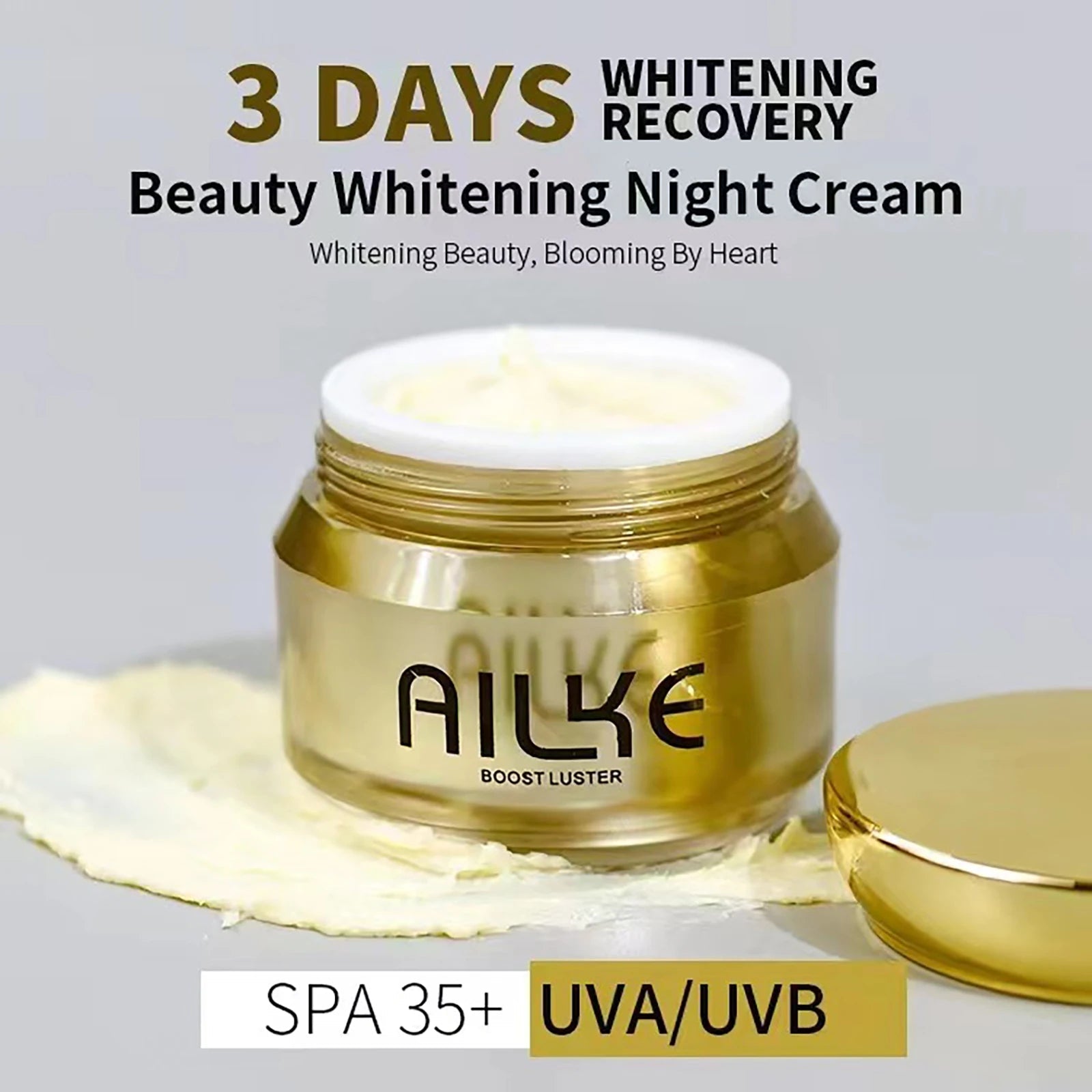 Whitening and Moisturizing Facial Cream, Naturally Brightens Skin Tone, Eliminates Dark Spots, With Nicotinamide Spf35+ exovai.com