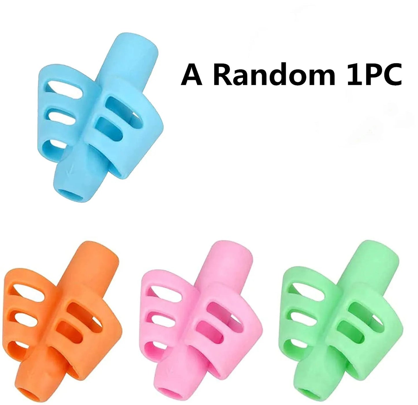 1/3pcs Children Writing Pencil Pan Holder Kids Learning Practise Silicone Pen Aid Grip Posture Correction Device for Students exovai.com