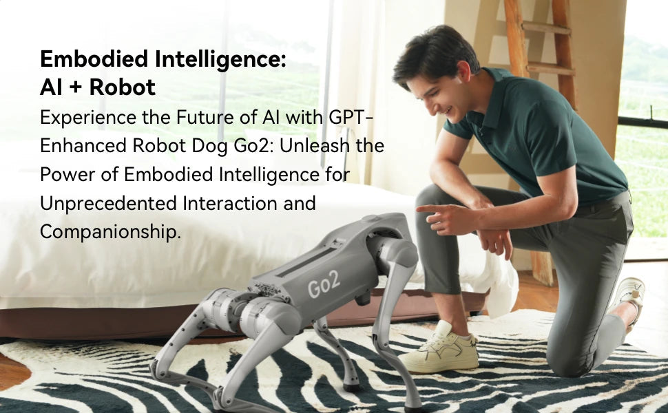 Unitree Go2 Robot Dog Quadruped Robotics for Adults Embodied AI（Go2 Air） exovai.com