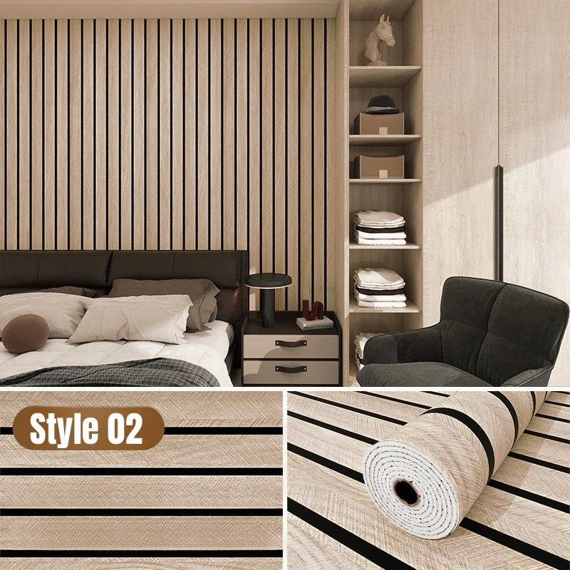 3/5/10M Thick Imitation Grille Wall Stickers Background Wall Decoration Self Adhesive Wall Papers Foam Peel and Stick Wallpapers exovai.com