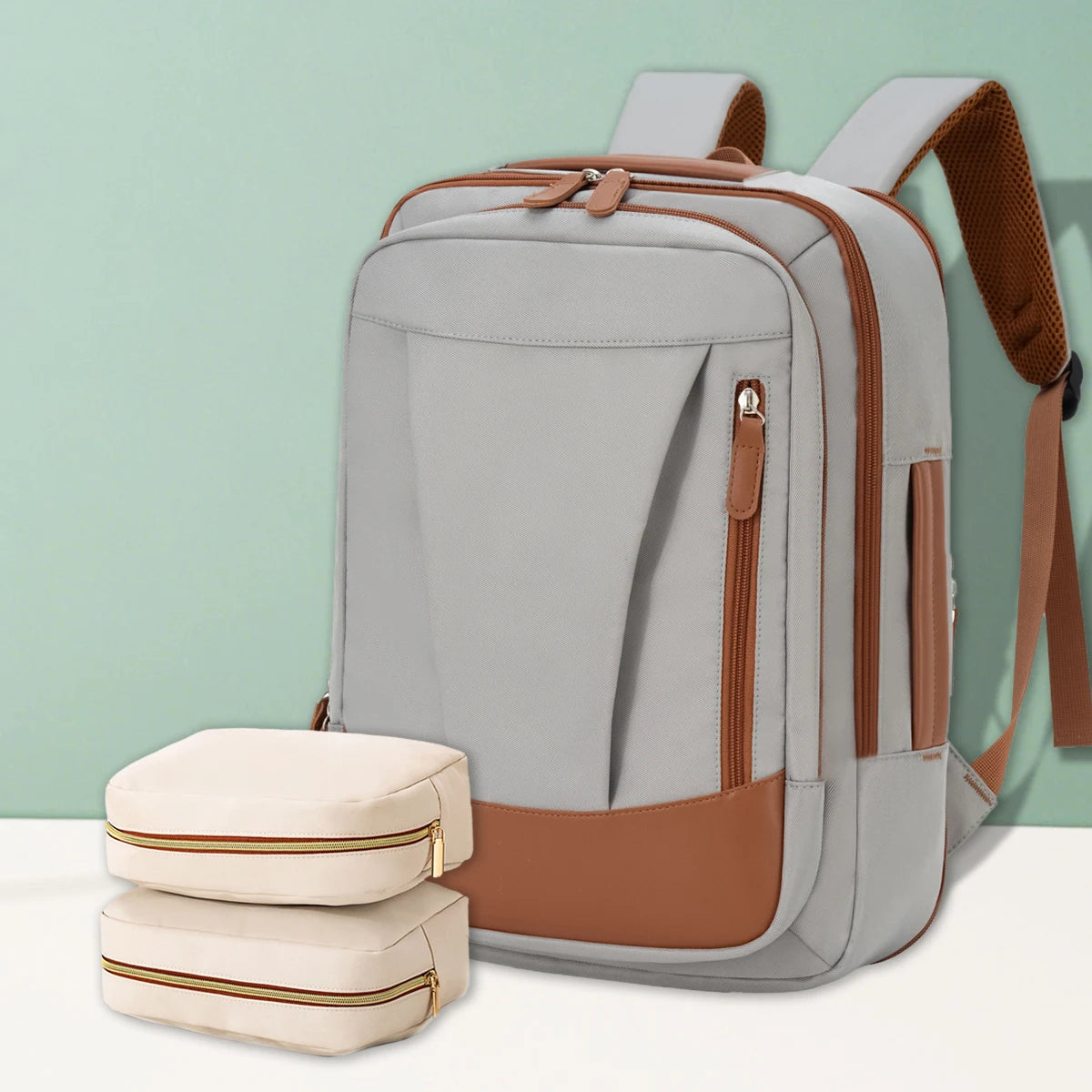 Backpack for Women 2025 New Simple Business Computer Backpack Outdoor Large Capacity Travel Bag Student School Bag for Boys exovai.com