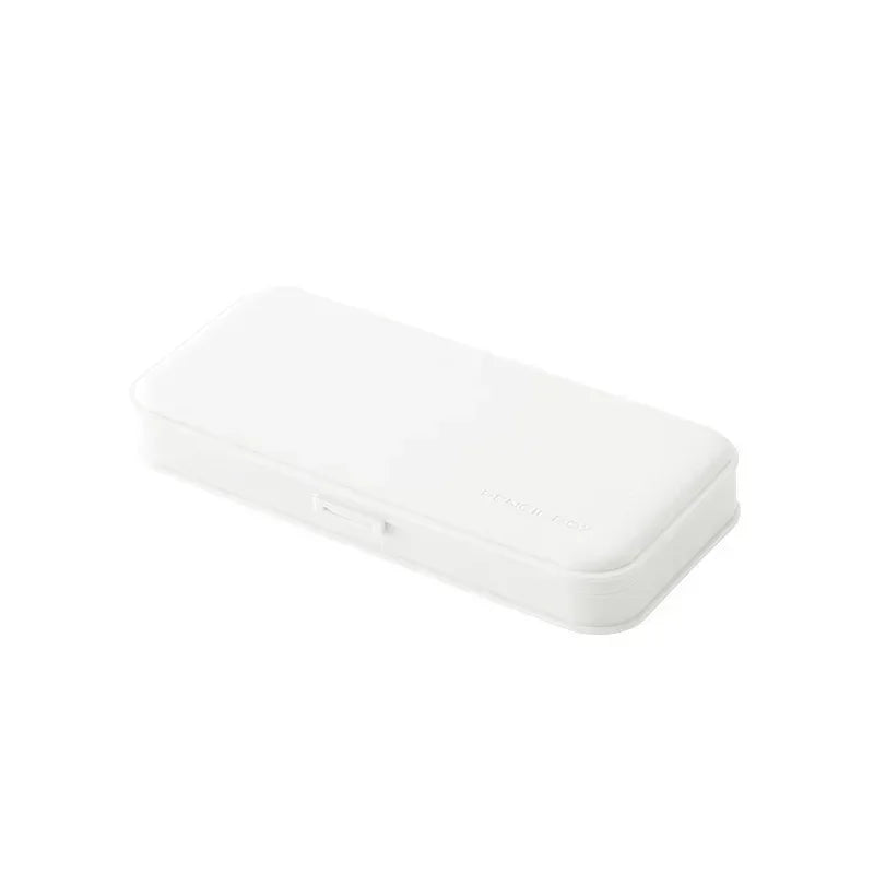 1Pcs Pencil Case Box PP Material Transparent PencilBox Pouch Stationery School Case Supplies Pencil Storage Pencil Bag exovai.com