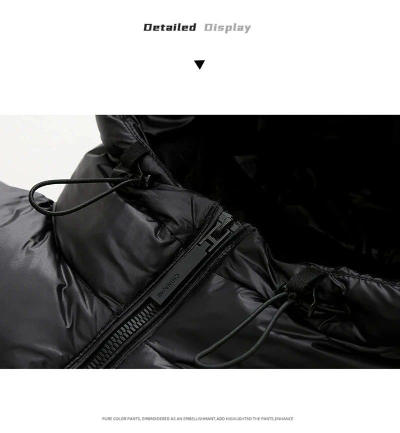 New Winter Men Warm Parkas Jacket Coat Mens Autumn Hooded Casual Brand Windproof Outwear Hat Parkas Jacket Male exovai.com