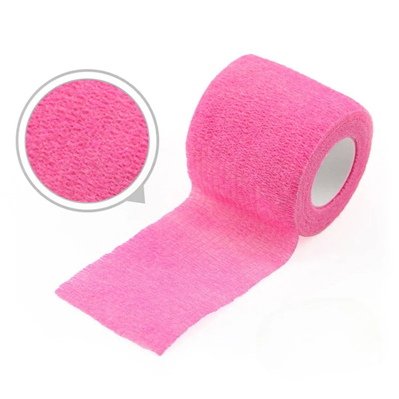 Kinesiology Tape Sport Self Adhesive Elastic Bandage First Aid Tape Wrap Stretch Bandage Cohesive Bandage High Elastic exovai.com