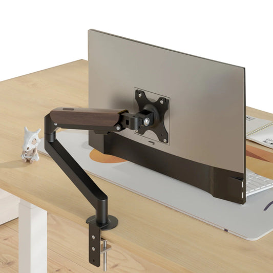 HILLPORT 17-34" Desktop Monitor Arm Holder Gas Spring Full Motion Mount Strut LCD LED TV Bracket Stand PC Soport Support M5 exovai.com