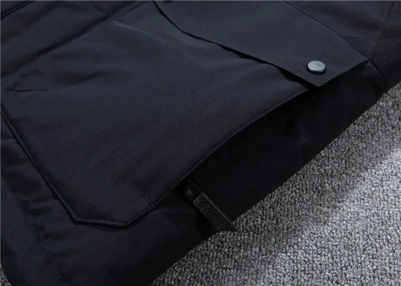 New Down Jacket Fashion 90% Duck Down Hardshell Ski Anti-Cold Parka Casual Daily Style Autumn Winter Puffer Coat exovai.com