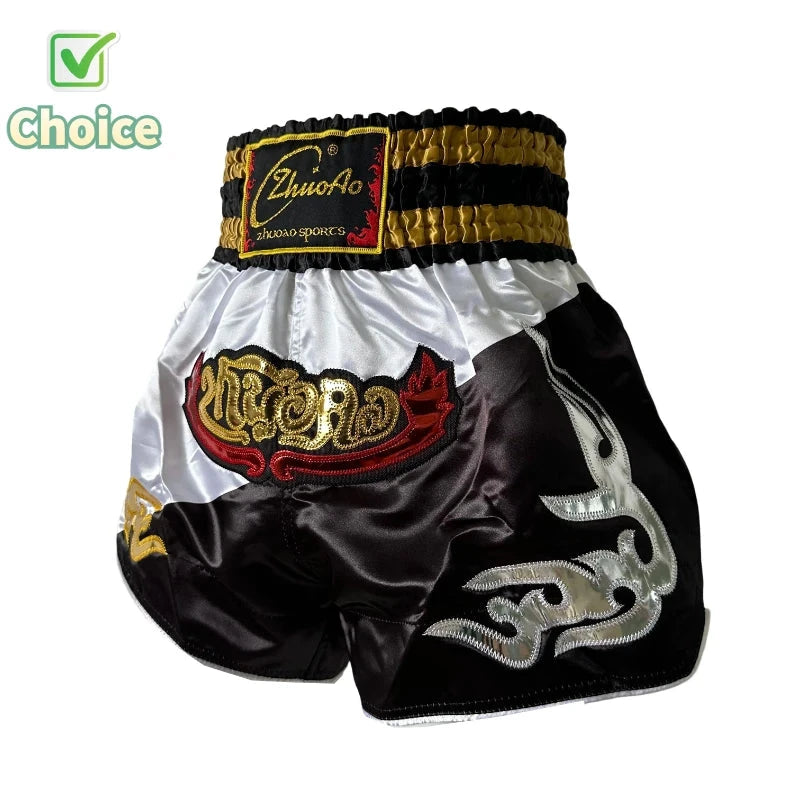 Muay Thai Fight Shorts MMA Shorts Clothing Training Fighting Grappling Martial Arts Kickboxing Shorts Kickboxing Boxing Pants exovai.com