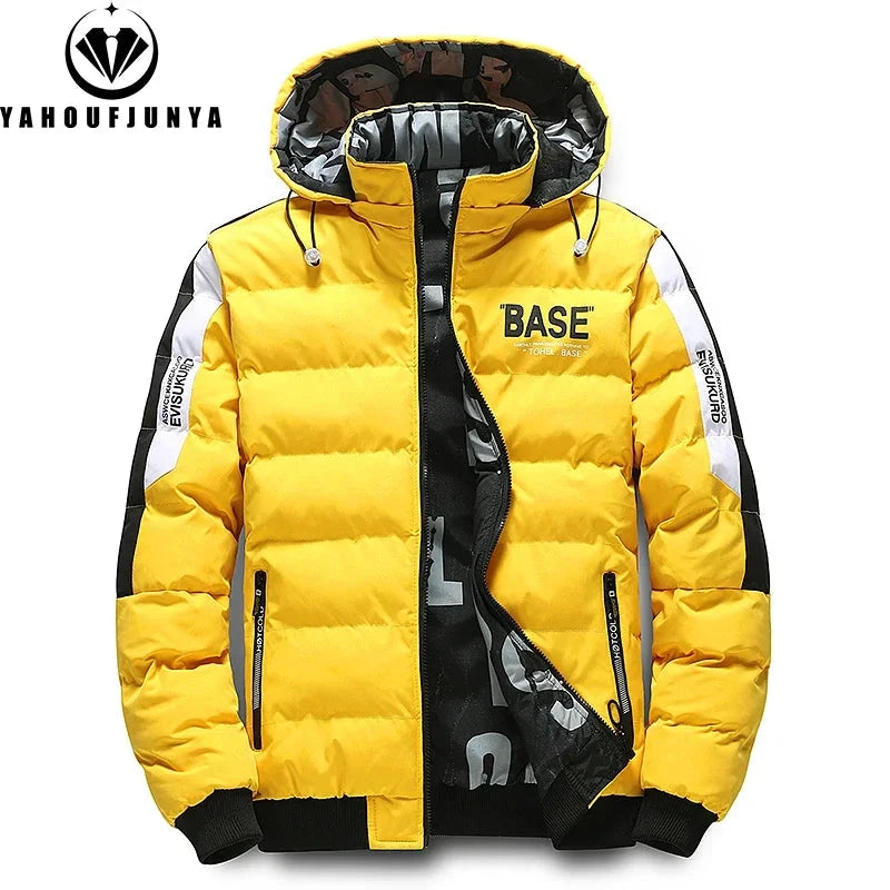Winter Men Outdoor Windbreak Brand Removable Hooded Jacket Men Windbreak Thick Warm Casual Fashion Parka Jacket Coat Male Hots exovai.com