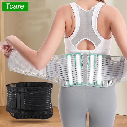 1Pc Back Brace Breathable Lower Back Support Belt Pain Relief with 4 Stays for Heavy Lifting Herniated Disc, Sciatica, Scoliosis exovai.com