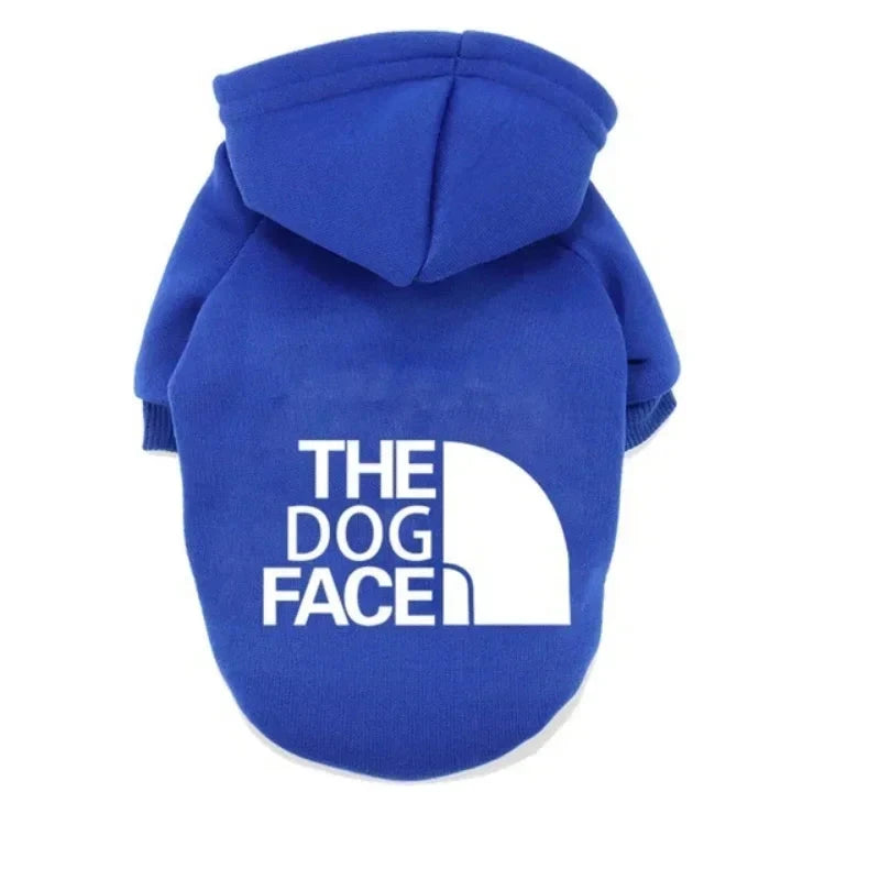 Dog Clothes Hoodies The Dog Face Wind Coat Warm for Small Large Dogs Jacket Sweatshirt French Bulldog Jacket Clothing exovai.com