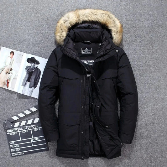 New Down Jacket Fashion 90% Duck Down Hardshell Ski Anti-Cold Parka Casual Daily Style Autumn Winter Puffer Coat exovai.com