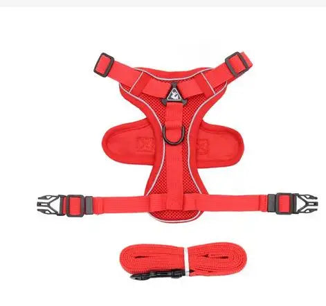 Reflective Cat Harness and Leash Sets Breathable Mesh Pet Harnesses for Small Dogs Cats Kitten Accessories collier chat exovai.com