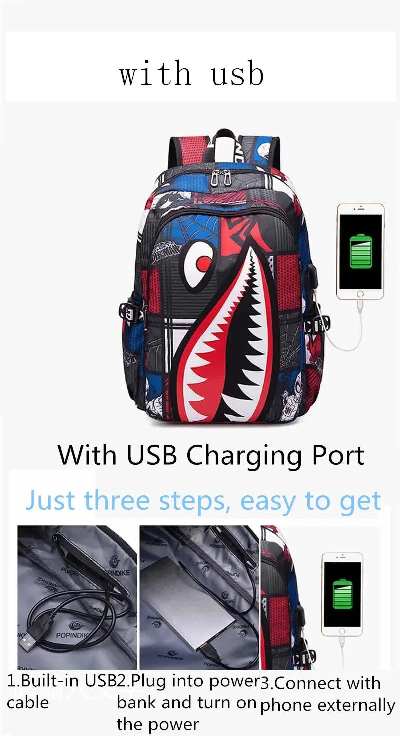 Anti-theft Backpack Men Waterproof Rucksack Backpacks for Women of Fabric Casual Travel Backpack Senior School Student Schoolbag exovai.com