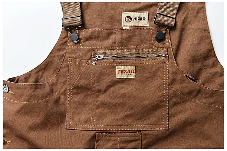 Japanese Style Loose Fit Jumpsuit Cargo Pants Bell Bottoms Dad Pants Ins Popular Same Style Tank For Men Women exovai.com