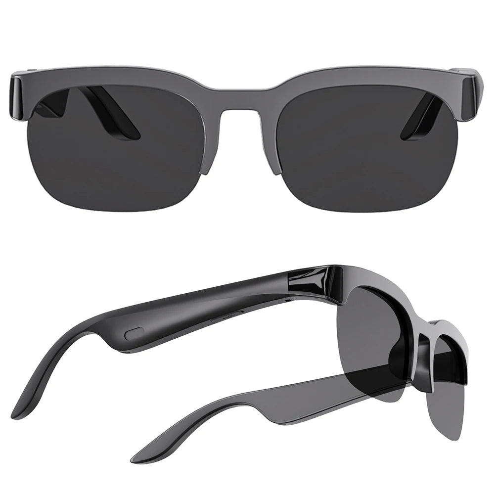 Smart Glasses AI Translator Hands-Free Music & Calls Audio Glasses UV Protection Outdoor Sports Headphones for Men Women exovai.com