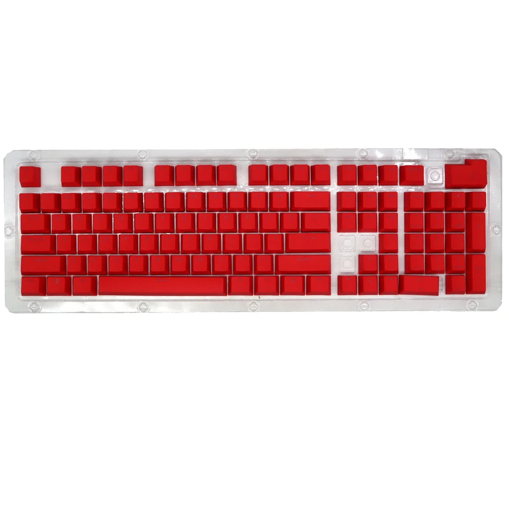 104pcs PBT/ABS Translucent Keycaps OEM Profile For Mechanical Keyboard Double-shot Backlit Universal Replacement Key Cap Set exovai.com