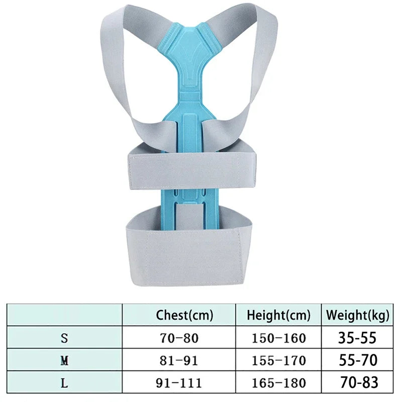 Invisible Chest Orthopedic Device Back Brace Supports Medical Bone Waist Belt Spine Support Men Women Breathable Lumbar Corset exovai.com